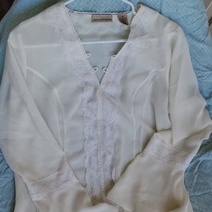 Cream Blouse